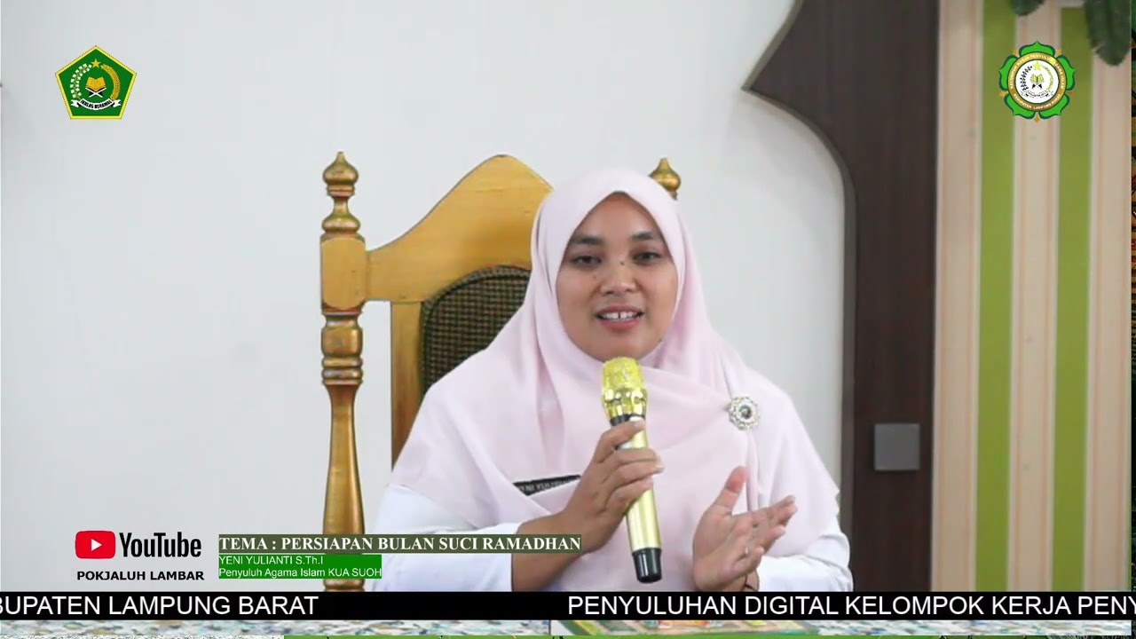 PERSIAPAN BULAN SUCI RAMADHAN YENI YULIYANTI, S. Th.I PENYULUH AGAMA ISLAM LAMPUNG BARAT KUA SUOH