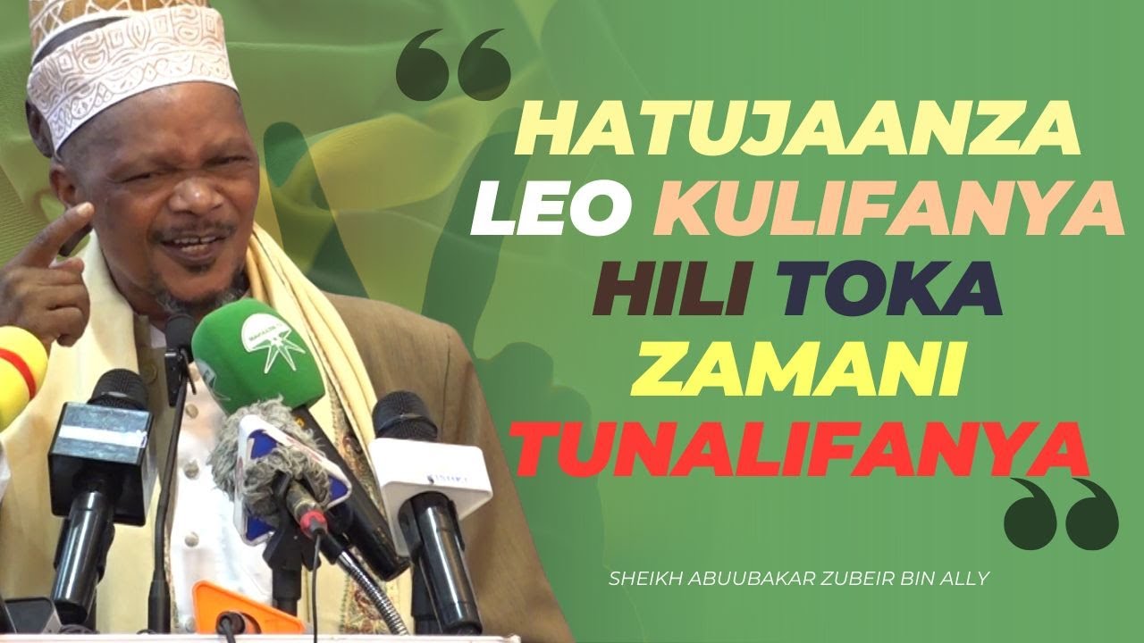 MUFTI ASHANGAZWA NA JAMBO HILI 
