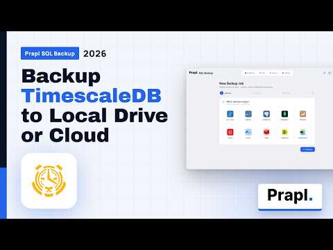 Backup TimescaleDB Database Automatically into Multiple Storage Locations | 2026