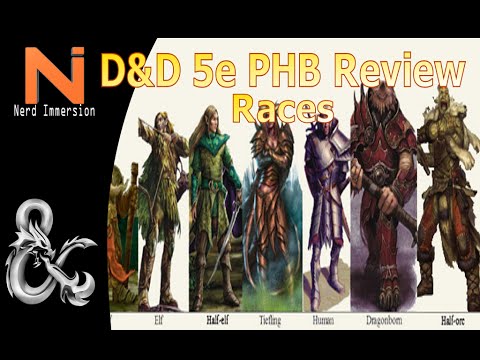 dungeons and dragons races 5th edition