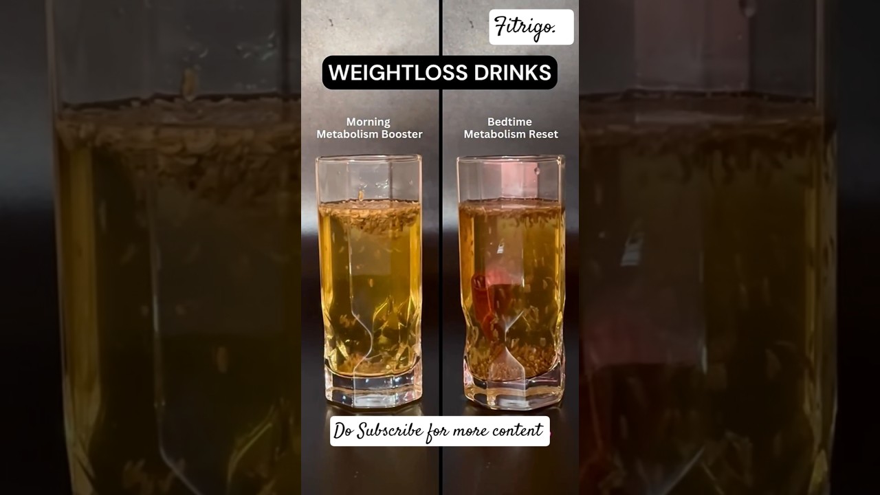 Weight Loss Drinks| Morning Metabolism Booster Drink| Bedtime Metabolism Booster Drink| Weightloss