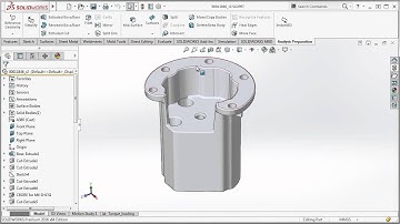 New Analysis Preparation CommandManager Tab in SOLIDWORKS 2016