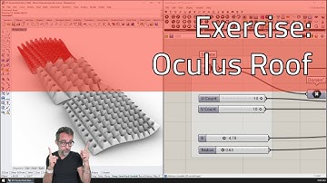 E.13 Free Form Roof with Circular Lanterns - Intro to Parametric Modeling