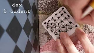 #24.1: dex & cadent - Zentangle challenges ~ 禅绕画