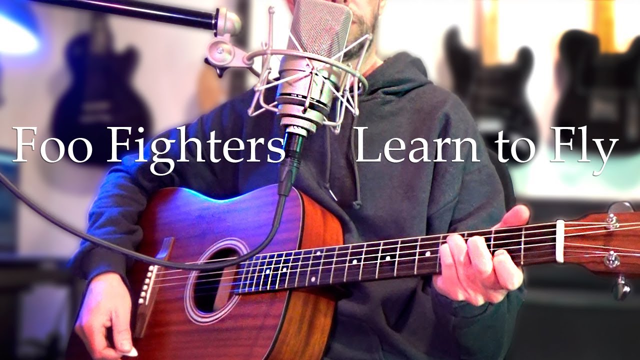 Foo Fighters Learn to Fly (cover on acoustic guitar) YouTube