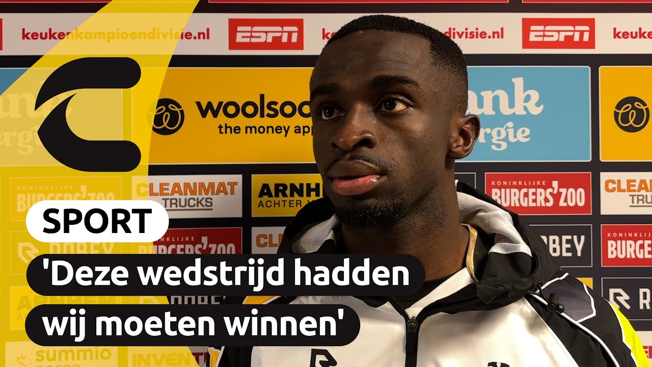 Reactie Solomon Bonnah na Vitesse - FC Eindhoven (1-1) | Connect