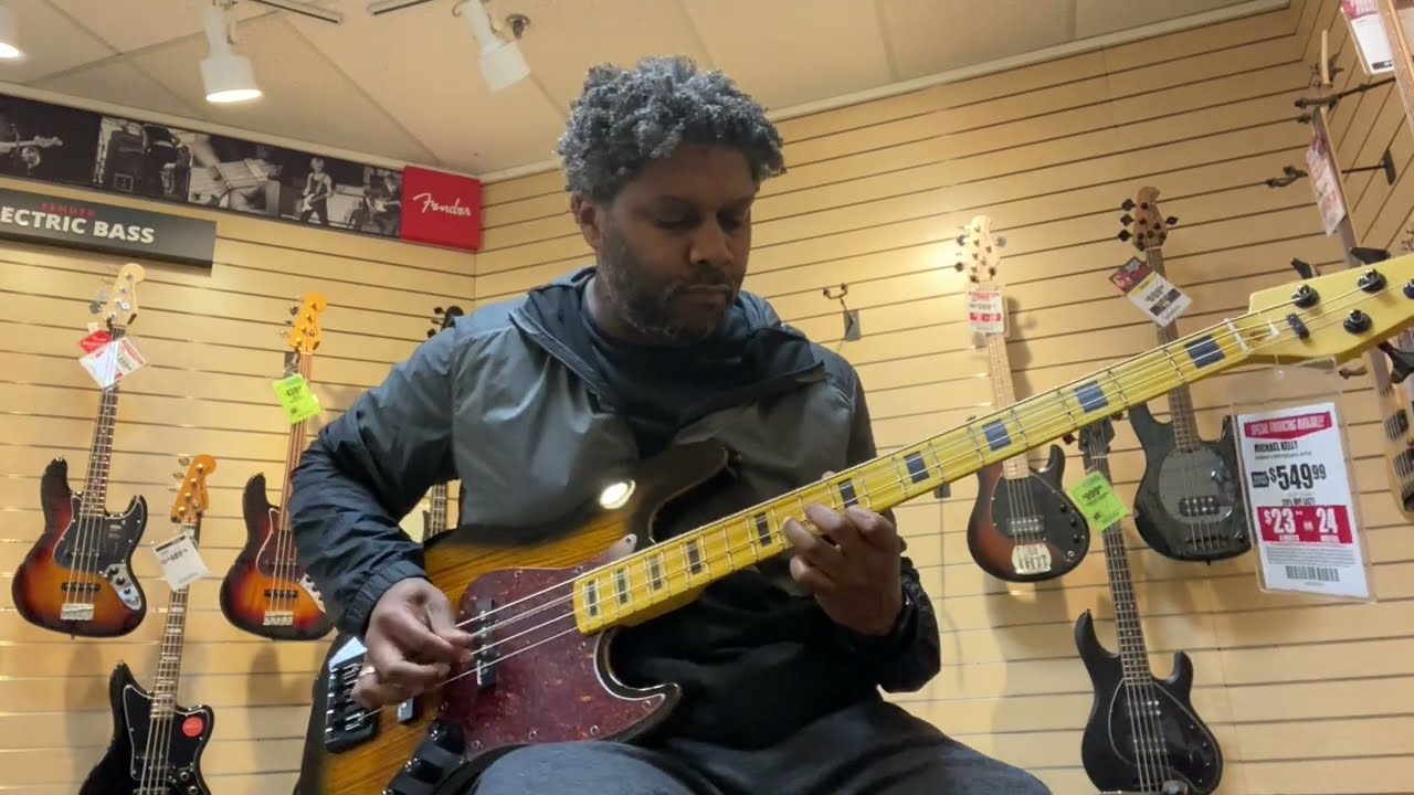 Michael Kelly Vintage Element 4 Bass - YouTube