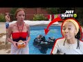 CHEAPEST WOMAN ALIVE WASHES CLOTHES IN POOL TO SAVE MONEY 😳 | Reaction