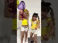 【撮影の裏側シリーズ33】とある収録でゆなちとたまたま双子コーデになった🤣💛💜【KOGYARU専属モデル】#shorts #コギャル #ゆなち