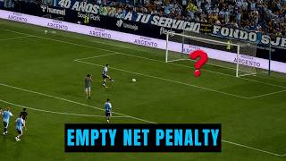 Malaga Player Takes Penalty Into an EMPTY GOAL After Fulham Walk Off