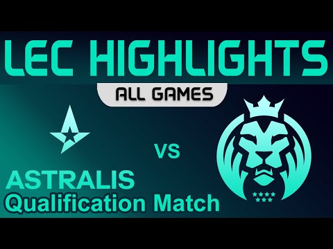 AST vs MAD ALL GAMES Highlights Qualification Match LEC Spring 2023 Astralis vs MAD Lions by Onivia