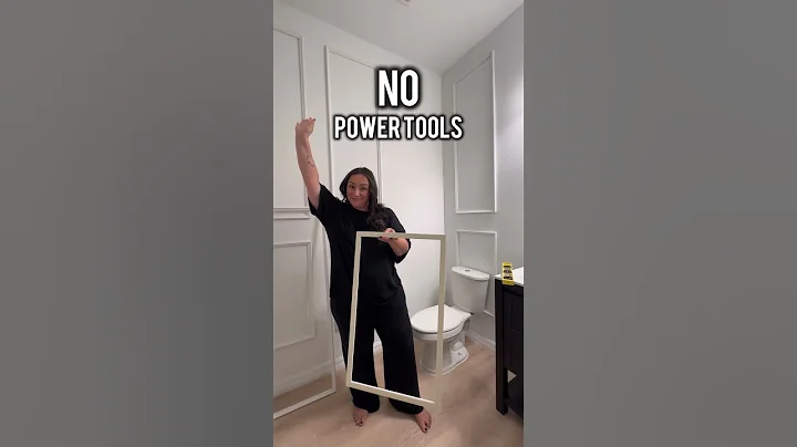 Peel & Stick moulding from Amazon! Easy Home DIY - Great for renters!!   #home #diyhomeimprovement