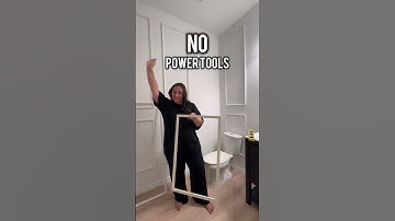 Peel & Stick moulding from Amazon! Easy Home DIY - Great for renters!!   #home #diyhomeimprovement