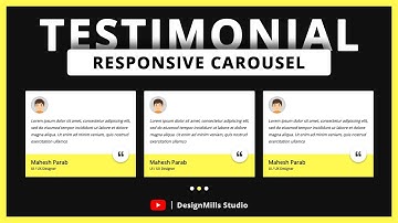How to Create Responsive Testimonial Slider with using Owl Carousel 2.3.4 |  DesignMills Studio