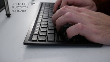 Typing sound test: Logitech K780 vs ThinkPad Bluetooth Keyboard vs Mechanical Keyboard