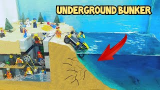 Lego Apocalypse: Break the Dam and Escape the Underground Bunker/ Dam Breach Experiment