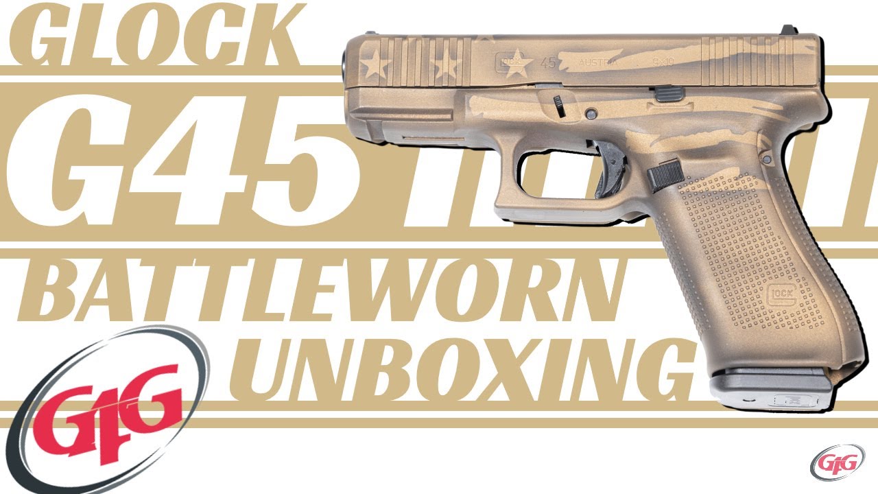 Unboxing the Glock G45 Battleworn Flag