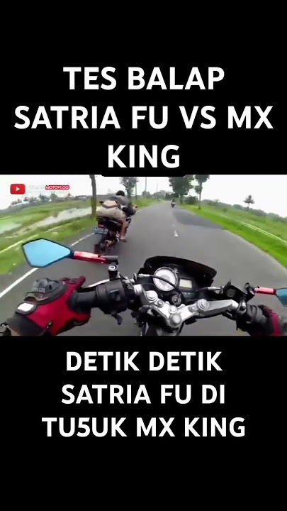 tes balap satria fu vs mx king #balap #drag #satriafu #mxking