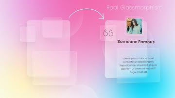 3D Real Glassmorphism Testimonials Card | Html CSS & Javascript