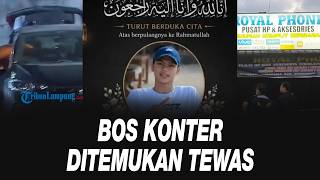 Bos Konter Ambarawa Ditemukan Tewas di Grobogan, Dikenal Ramah dan Gemar Sedekah