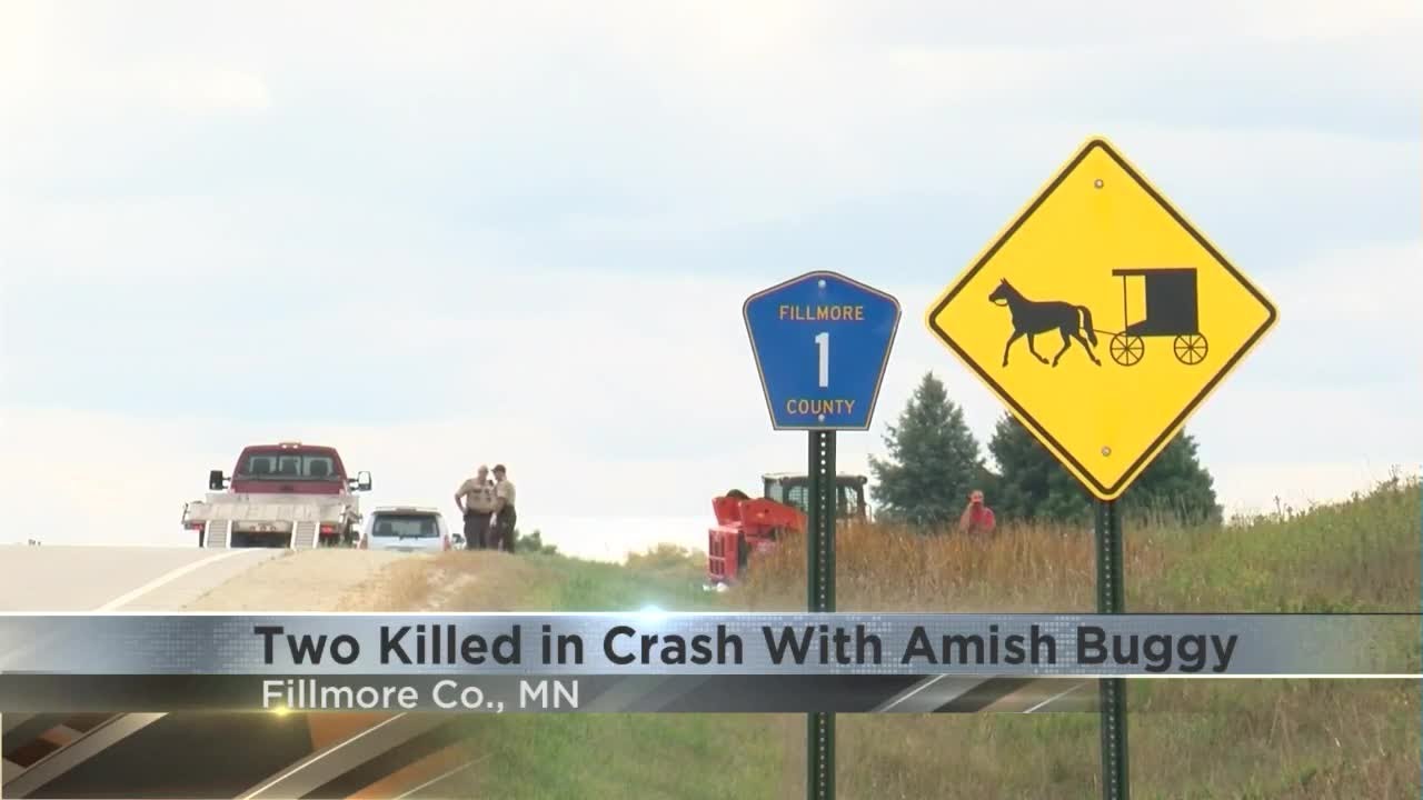 Car crashes into Amish horse-drawn buggy in Minnesota, killing 2 people ...