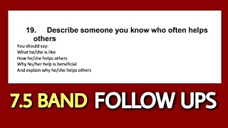 Describe someone you know who often helps others | 10 june ielts exam | 15 june ielts exam | 24 june