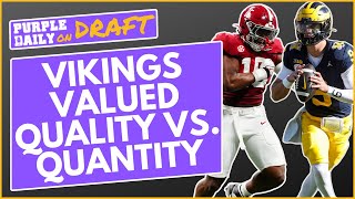 Minnesota Vikings valued quality over quantity in the NFL Draft