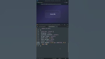 SLIDING INFO PANEL #shorts #trending #trend #viral #viralvideo #code #coder #webdesign #webseries
