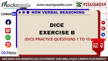 DICE EXE.B PRACTICE Q1 to 10 : MockoPedia