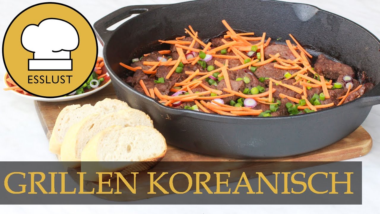 Koreanisches FEUERFLEISCH - BULGOGI vom Grill