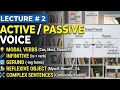 Active/Passive Voice for PMS/CSS/UPSC/One Paper exams || Lecture # 2/3