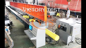 100Ton 200Ton Steel Wire Rope Horizontal Tensile Test Bed