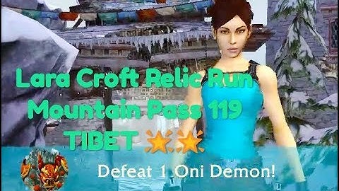 Lara Croft Relic Run 119 beat the final boss offline Android games Re-Play