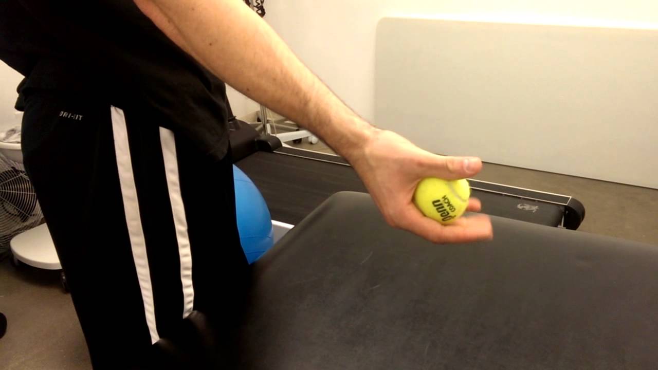 Tennis ball squeeze YouTube