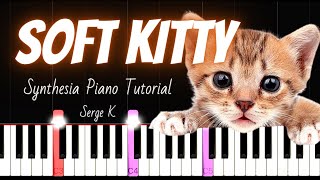 SOFT KITTY - Serge K \\ EASY Piano Tutorial screenshot 2