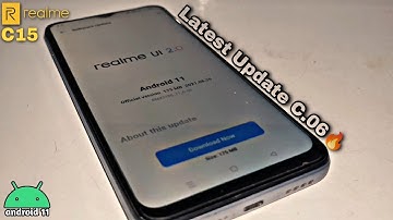 Realme C15 (C.06)Stable Android 11 & Realme UI 2.0 Update🔥🔥August Security🔐