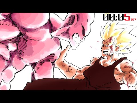 VEGETA'S 1 MINUTE IN REAL TIME (dragon ball fan animation)