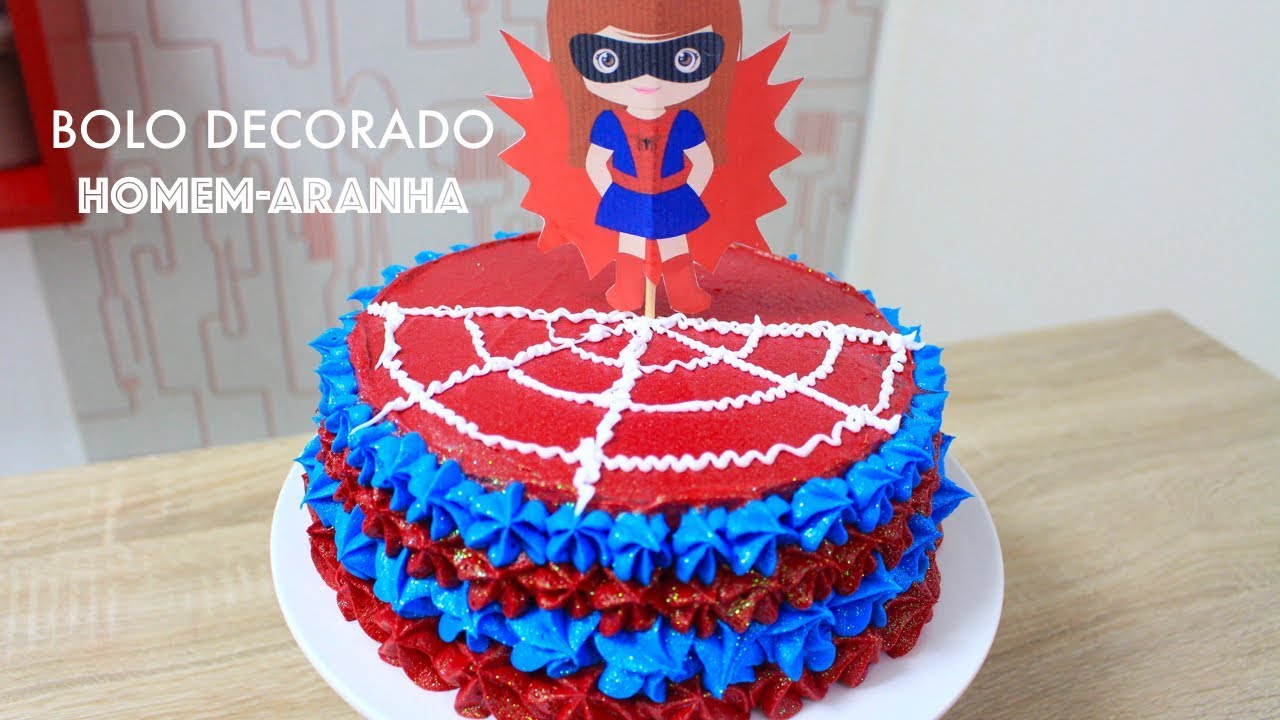 Featured image of post Bolo Chantilly Homem Aranha Escale o pr dio o mais alto poss vel