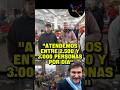 AXEL REVELÓ CIFRAS IMPACTANTES "ATENDEMOS ENTRE 2.500 Y 3.000 PERSONAS POR DÍA" #agarralapala