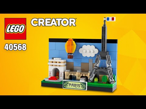 LEGO® Creator | Paris Postcard (40568)[213 pcs] Step-by-Step Building Instructions | TBB