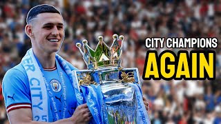 4 TIMES IN A ROW - Manchester City Premier League 23/24 Champions!