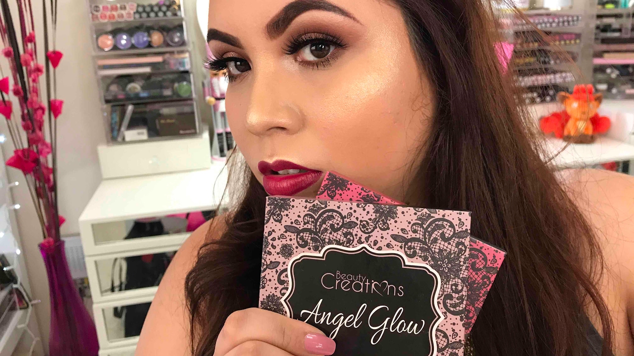 RESEÑA BEAUTY CREATIONS ANGEL GLOW Y SCANDALOUS GLOW ♥ FERIBARUE - YouTube