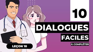 Exercices et dialogues en français facile, "Chez le médecin", leçon 6