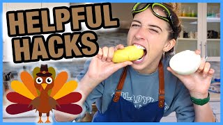 Testing Thanksgiving Cooking Hacks!