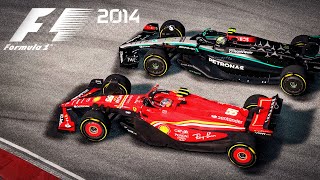 OS CARROS DA TEMPORADA 2024 CHEGARAM NO F1 2014!