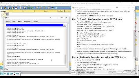 11 2 5 7 Packet Tracer   Backing Up Configuration Files By AJ