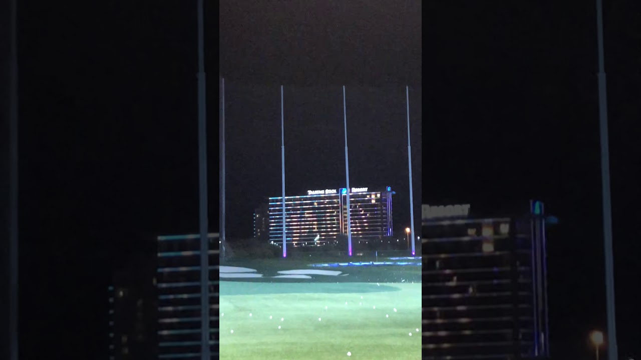 14 year old crushing golf ball out of Top Golf