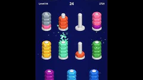 Sort Nuts Level 91 - 100 Walkthrough | PuzzleChallenge ✔️