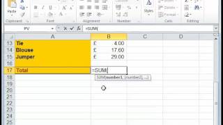 Excel 2010 function autocomplete