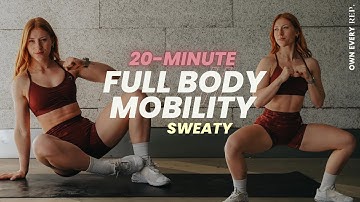 20 Min. Full Body Mobility Workout | Circuit Training | Follow Along - Sweaty |  No Equipment
